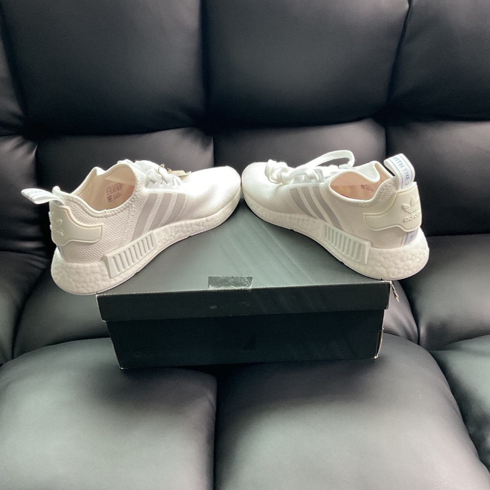 Adidas NMD_R1 W "Core White Glitch" Sneakers Women's Size 7 FX7074 - Picture 8 of 10